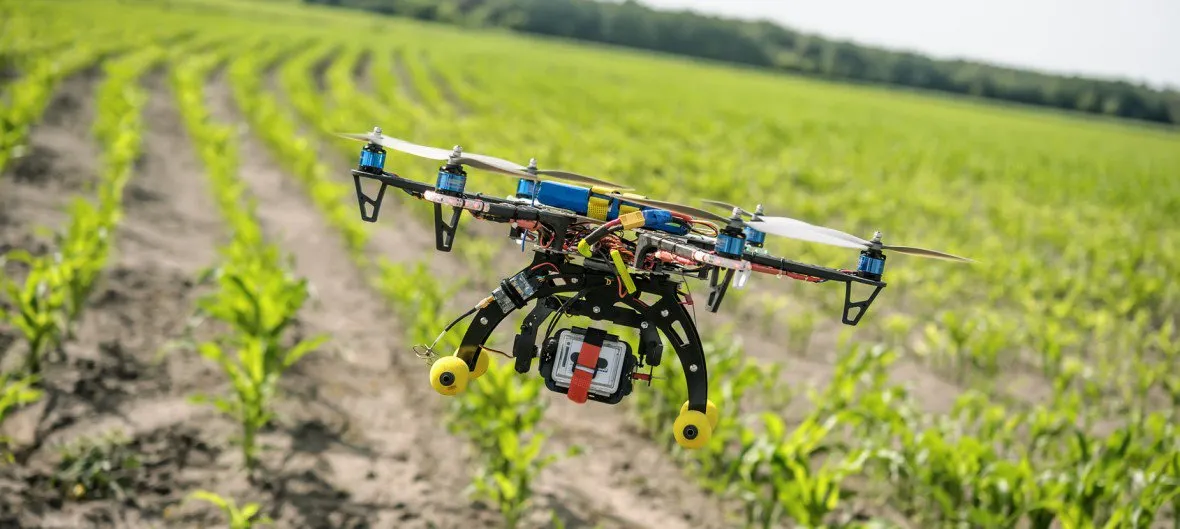 S-a modernizat agricultura. Folosim dronele să supraveghem plugul