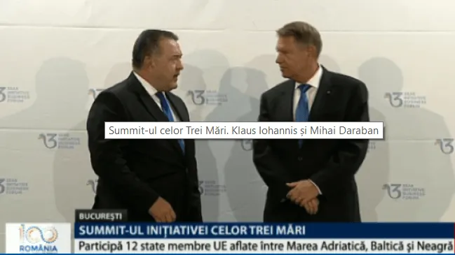 Johannis a mulțumit conducerii CCIR pentru implicarea în organizarea summitului de la București
