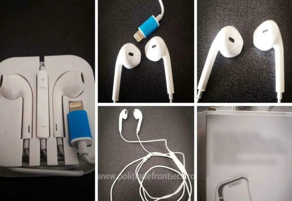 Mii de căști wireless contrafăcute, depistate în Portul Agigea