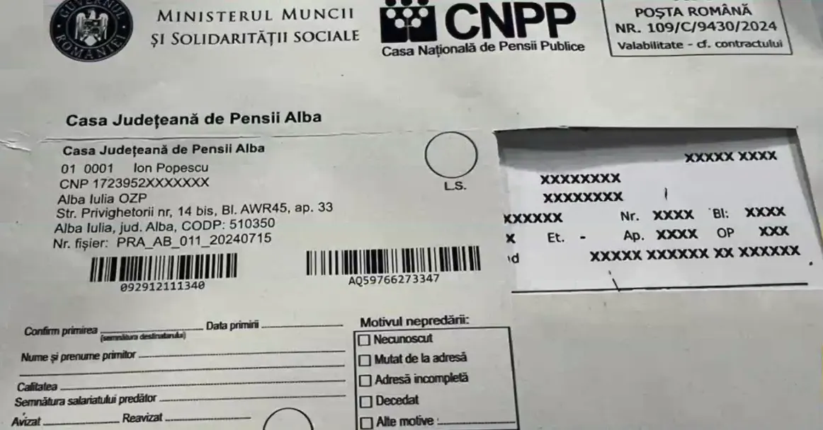 Așa arată deciziile de RECALCULARE. Șeful Casei de Pensii a oferit toate detaliile. Destinatarii trebuie să primească PERSONAL documentele