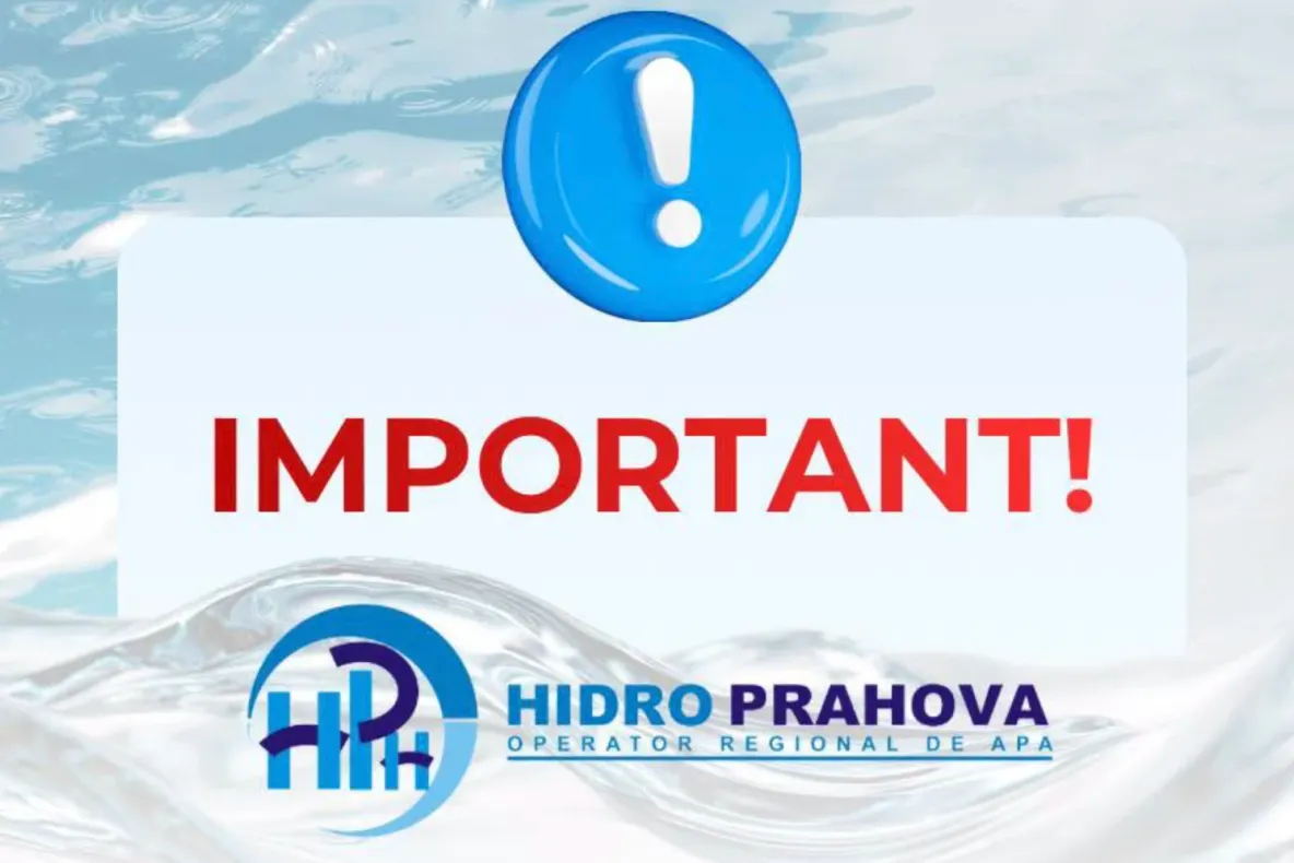 Hidro Prahova oprește temporar furnizarea apei în patru comune din județ. Programul de restricții, valabil până pe 3 iulie