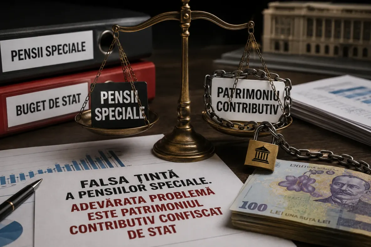 Daniel Udrescu: Falsa țintă a pensiilor speciale. Adevărata problemă este patrimoniul contributiv confiscat de stat
