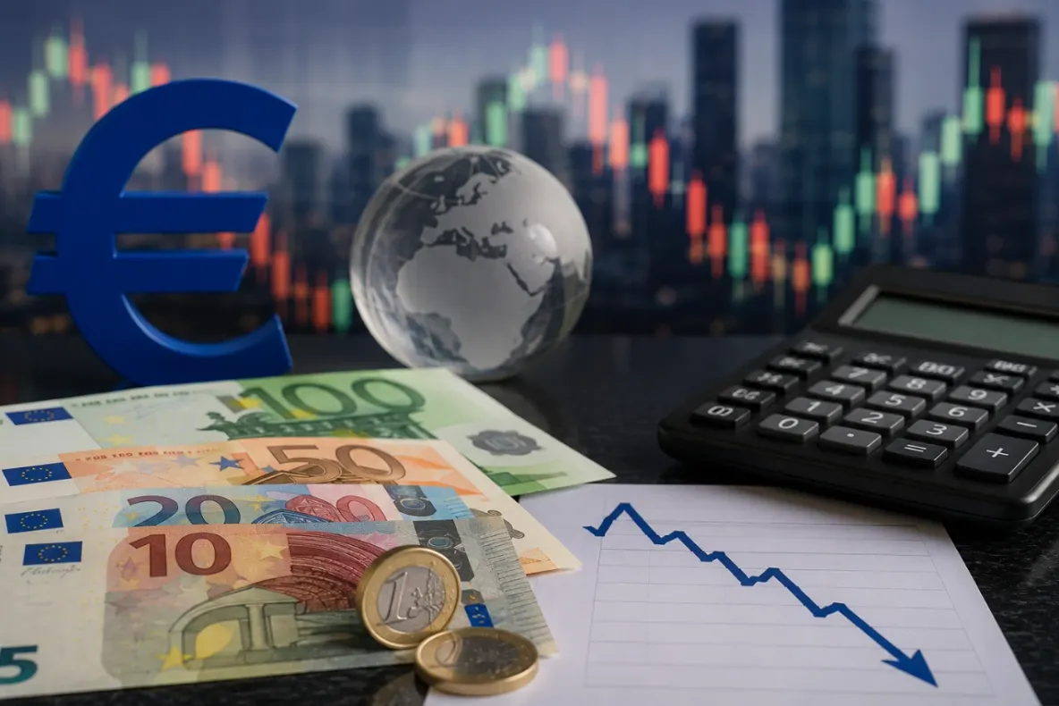Euro se apreciază, dobânda ROBOR scade ușor, pe fondul tensiunilor din Orientul Mijlociu