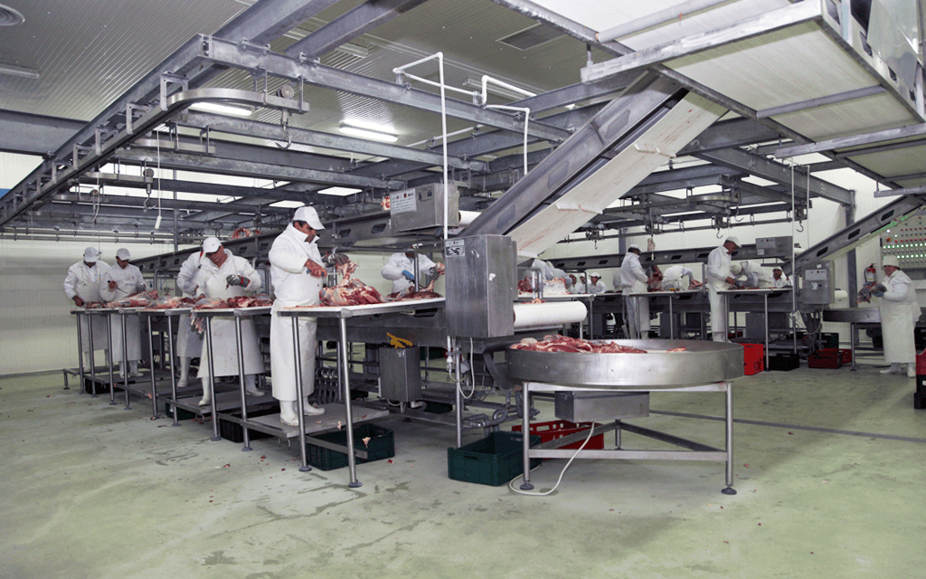 A scăzut producţia de carne de animale, a crescut cea de carne de pui