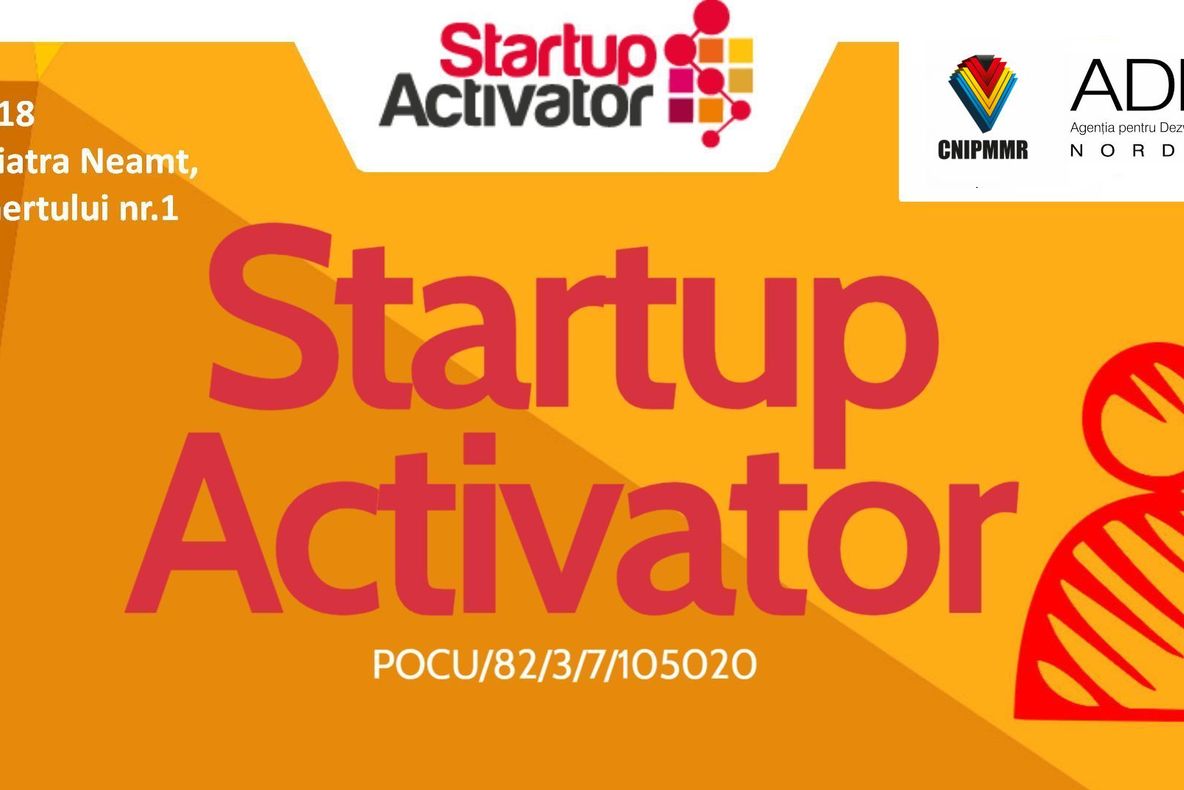 Consiliul pentru IMM și ADRN-NE implementează proiectul „Startup Activator”