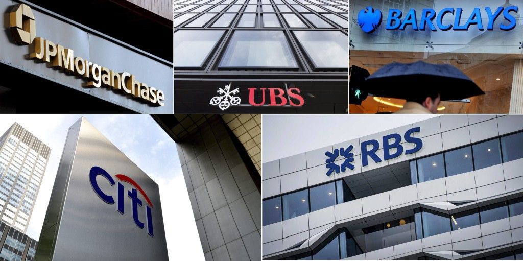 Mai multe bănci, amendate cu 1 miliard de euro pentru manipularea pieței valutare