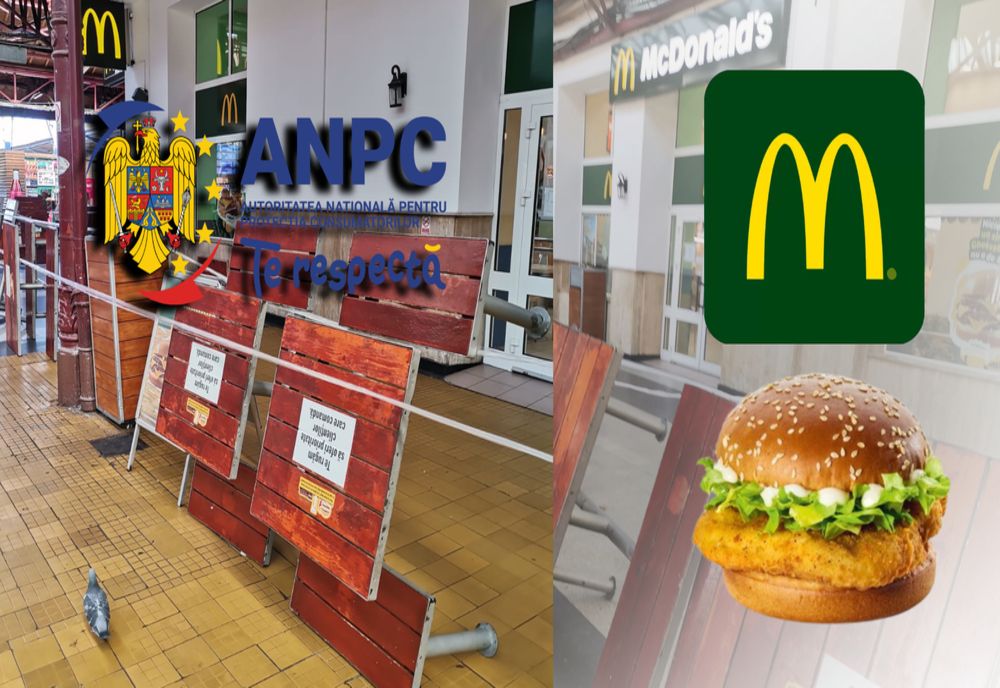 ANPC a sancţionat cu 50.000 de lei McDonald