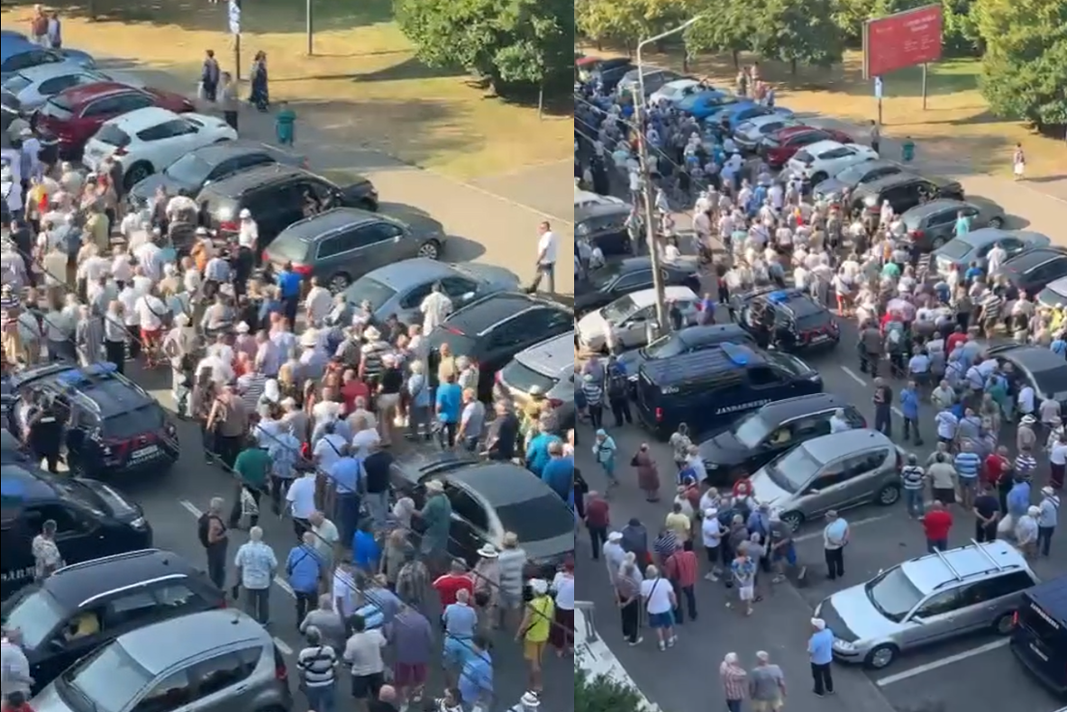 Minerii pensionari din Maramureș, protest de amploare în Baia Mare. Oamenii sunt nemulțumiți de RECALCULAREA pensiilor - VIDEO