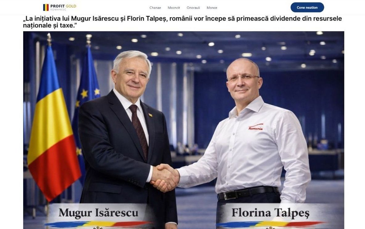 Bitdefender: Imaginea lui Mugur Isărescu și cea a lui Florin Talpeș, folosite într-o înșelătorie online cu investiții