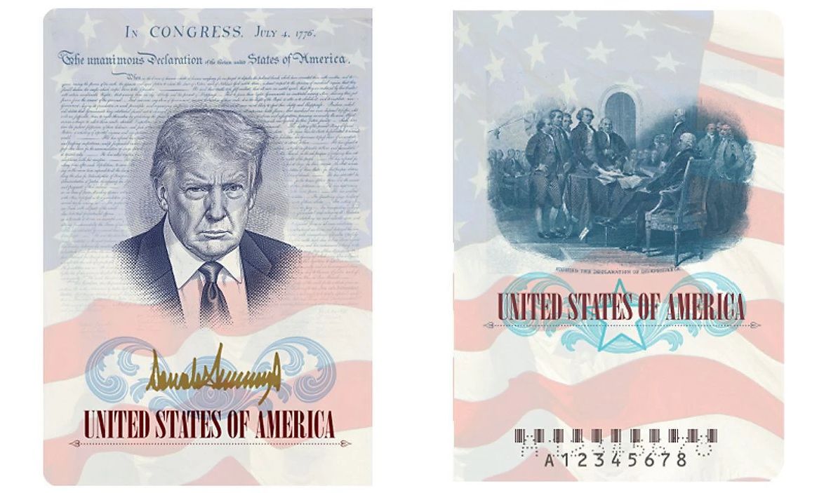 Apar pașapoartele Trump. Departamentul de Stat va emite un număr limitat de documente cu imaginea președintelui