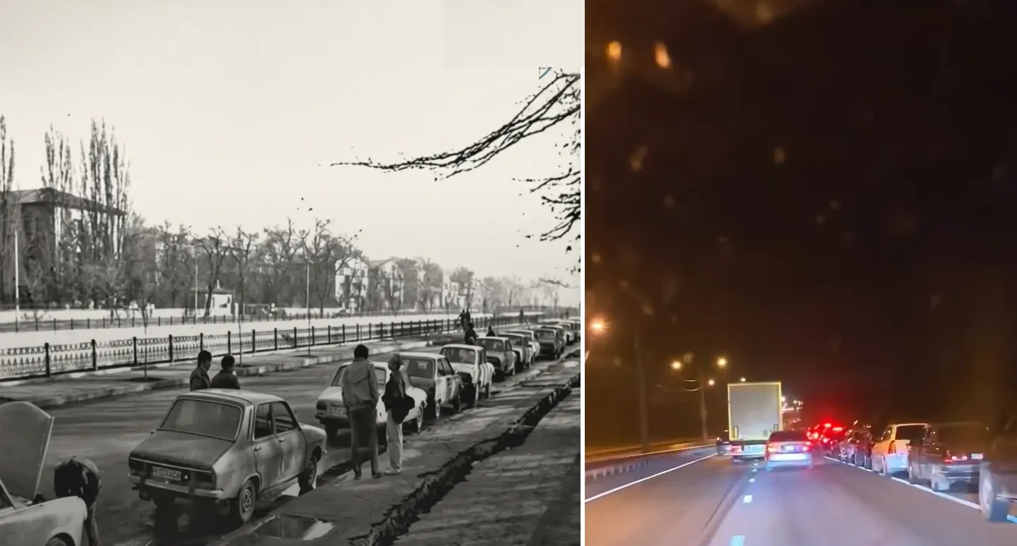 Rușii stau la coadă la benzinării, ca românii pe vremea lui Ceaușescu – VIDEO
