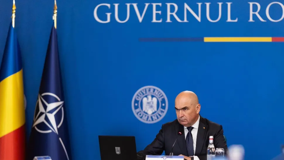 Ilie Bolojan în ședință de guvern