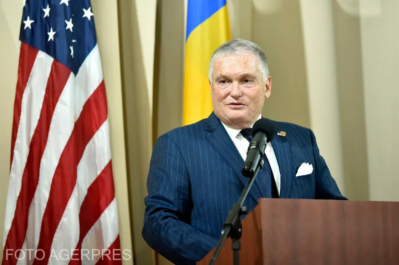 Adrian Zuckerman, ambasadorul SUA  la Bucuresti (Agerpres)
