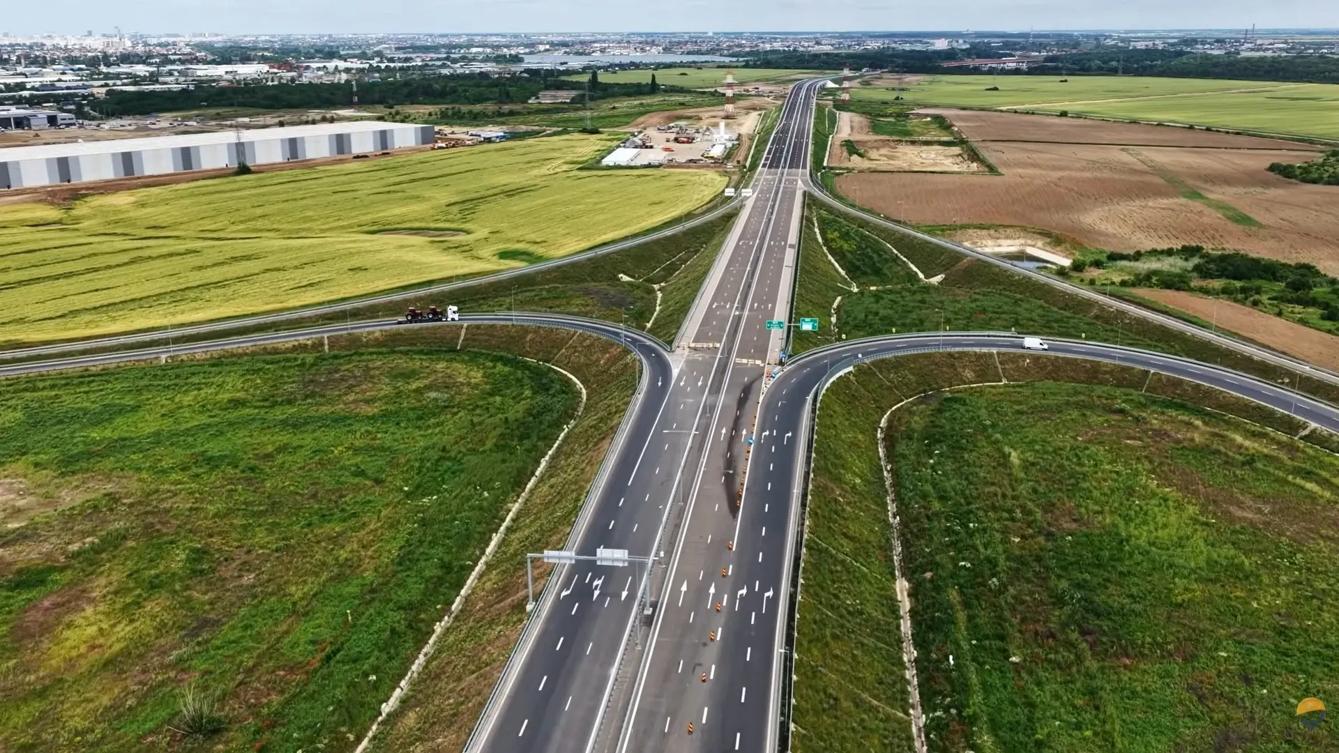 Un tronson din Centura București se termină în...câmp. Foto/Asociația Infrastructura