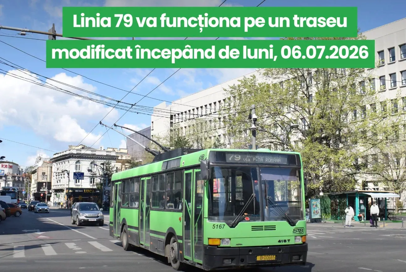 Troleibuzele liniei 79