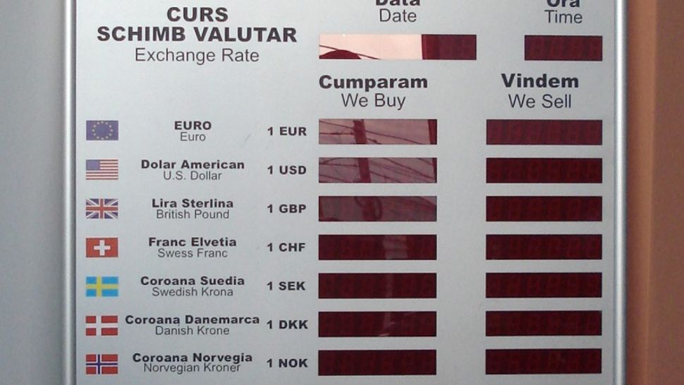 Tabela de curs valutar