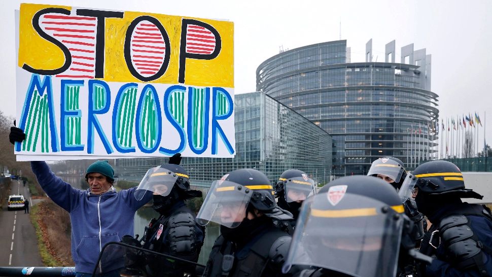 Acordul cu statele Mercosur a provocat ample proteste în Europa (Profimedia)