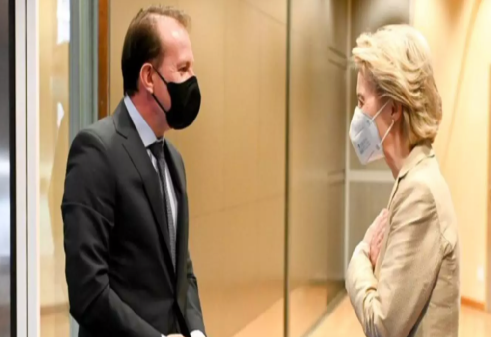 Ursula von der Leyen, prima reacție după întâlnirea cu Florin Cîțu pentru negocierile PNRR la Bruxelles