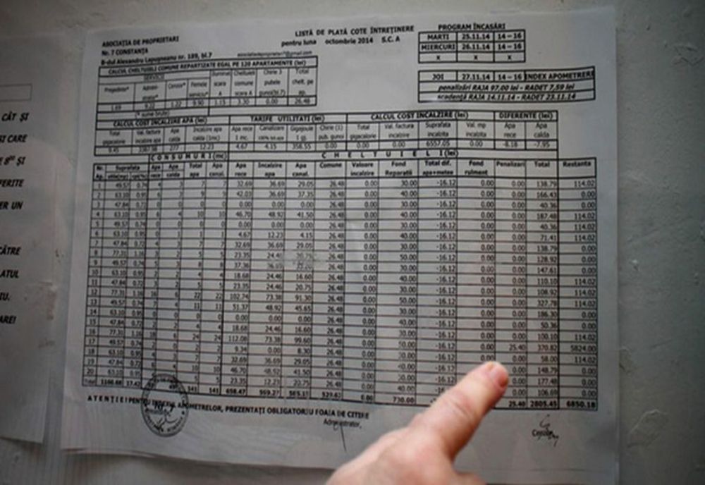 ROMÂNII, ÎN PERICOL SĂ-ȘI PIARDĂ LOCUINȚELE DIN CAUZA DATORIILOR LA ÎNTREȚINERE