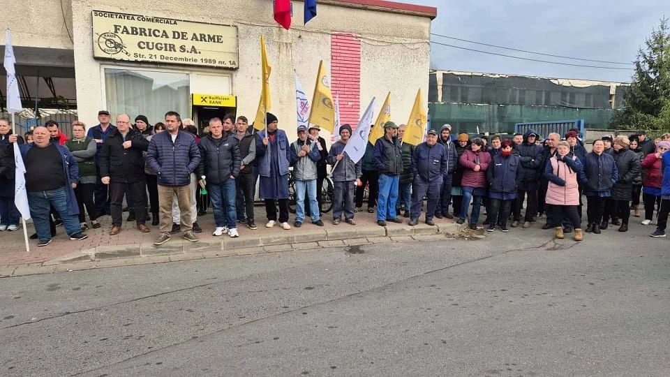 Protest la Cugir (cugirinfo)