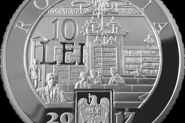 BNR a lansat o monedă la 150 de ani de la înfiinţarea Filarmonicii Române din Bucureşti.