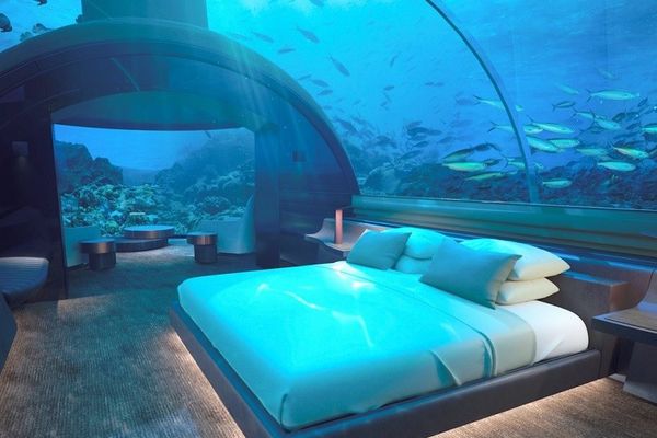 Destinații excentrice de revelion. Cât costă o noapte în sigurul hotelul din lume unde poti dormi printre rechini