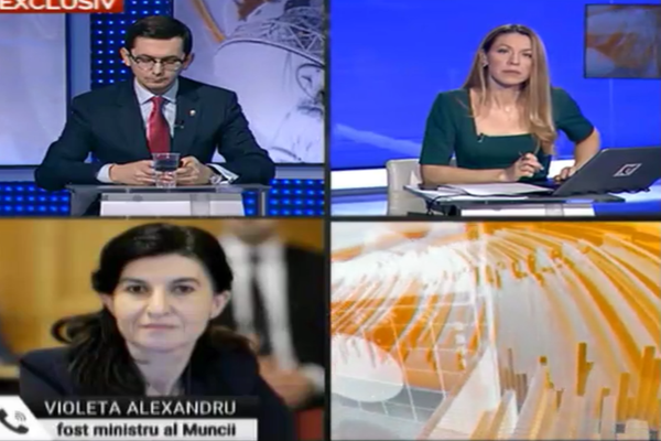EXCLUSIV Violeta Alexandru: Sporurile creează un sistem de venituri paralel cu sistemul de salarizare
