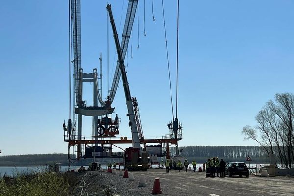 Podul peste Dunăre proiectat să dureze peste 100 de ani