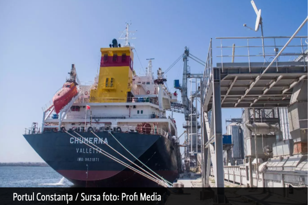 80.000 de tone de cereale din Ucraina au ajuns în Portul Constanța. Anunțul autorităților