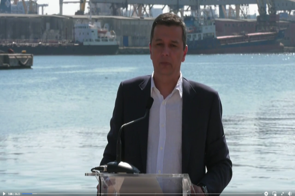 VIDEO Sorin Grindeanu: Am făcut investiții și vom continua să investim în Portul Constanța