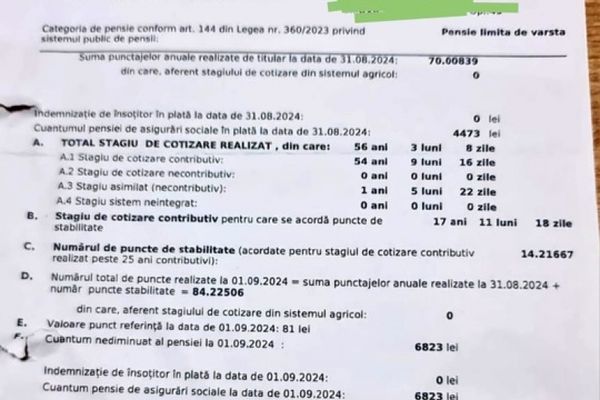 Casa Naţională de Pensii a venit cu noi PRECIZĂRI. Ce se întâmplă dacă valoarea de pe cupon nu corespunde cu decizia de recalculare? - EXEMPLE