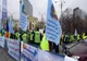 Bugetarii protestează în fața Guvernului 